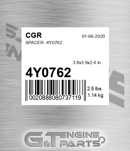 4Y0762 Spacer -