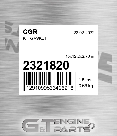 2321820 CGR Kit-gasket