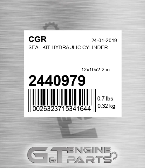 2440979 Seal Kit Hydraulic Cylinder