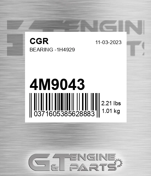 4M9043 CGR Bearing -1h4929