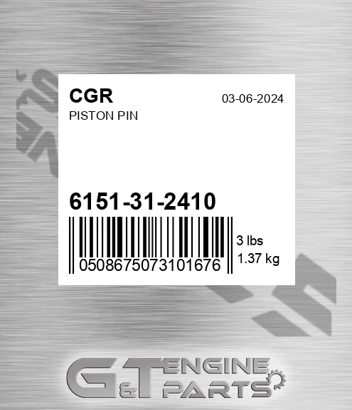 6151-31-2410 Piston Pin