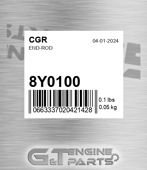 8Y0100 End-rod