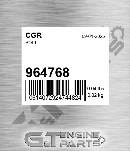 964768 Bolt