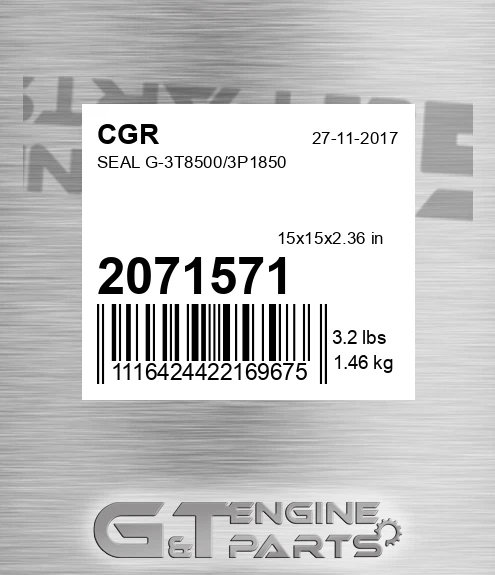 2071571 Seal G-3t8500/3p1850