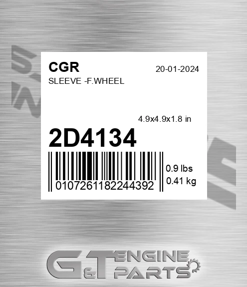 2D4134 Sleeve -f.wheel