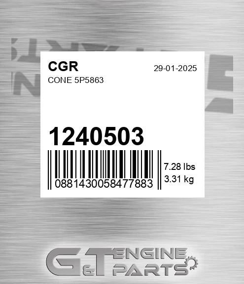 1240503 Cone 5p5863