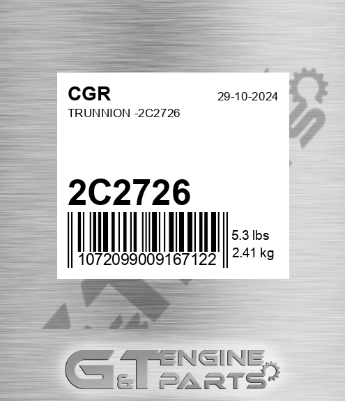 2C2726 Trunnion -