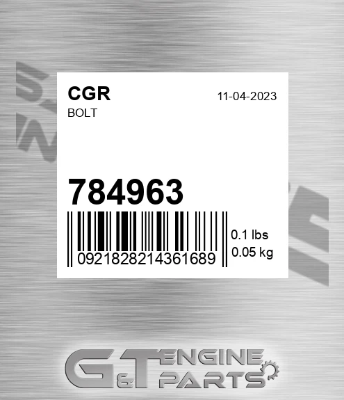 784963 Bolt