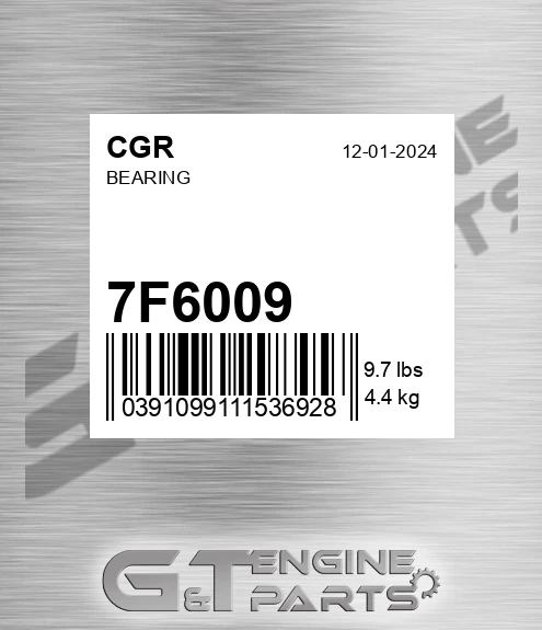7F6009 Bearing