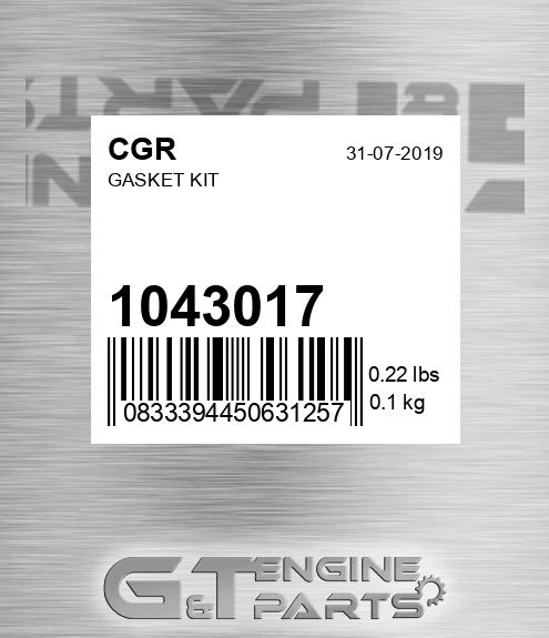 1043017 Gasket Kit