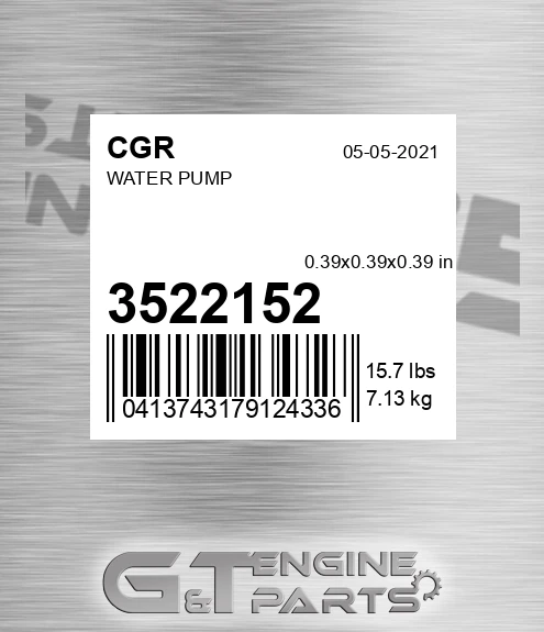 3522152 Water Pump