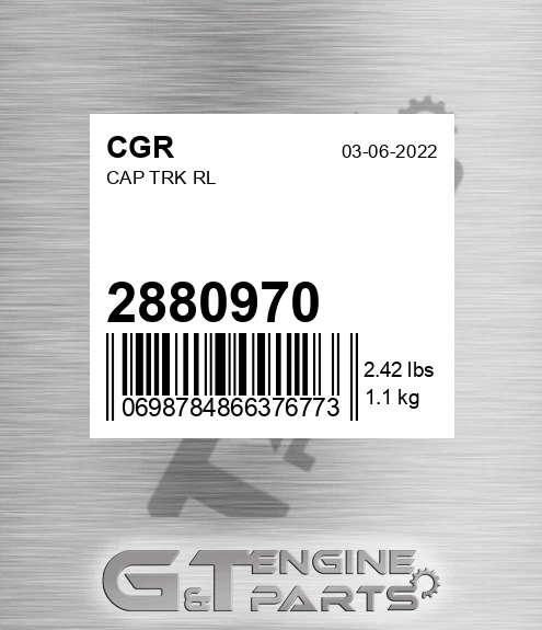 2880970 Cap Trk Rl