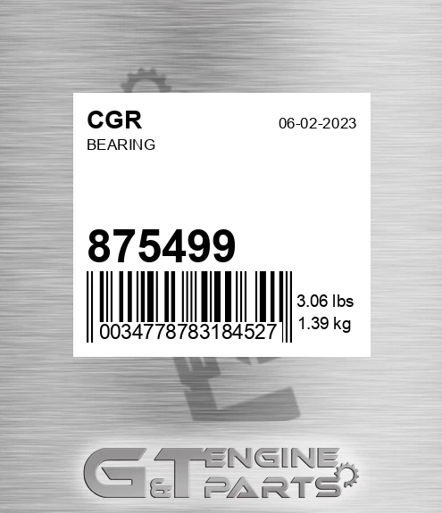875499 Bearing