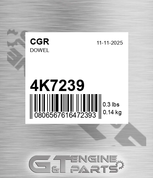 4K7239 Dowel