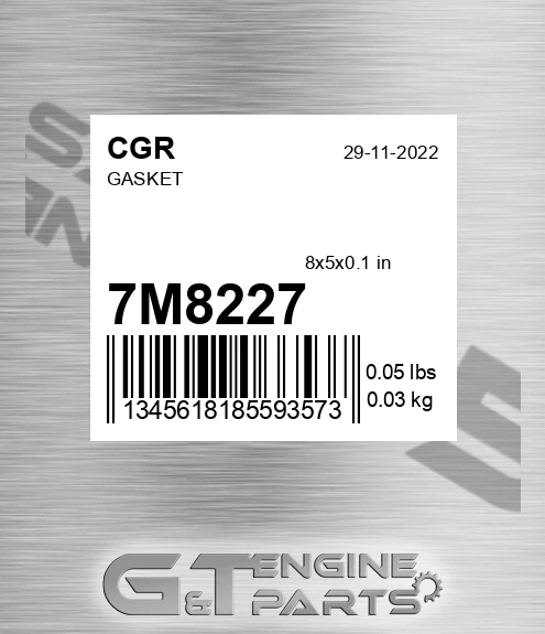 7M8227 CGR Gasket