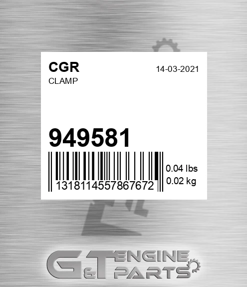 949581 Clamp