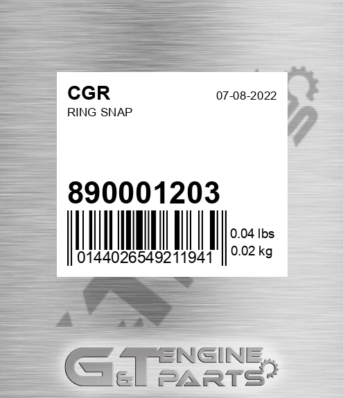 890001203 Ring Snap