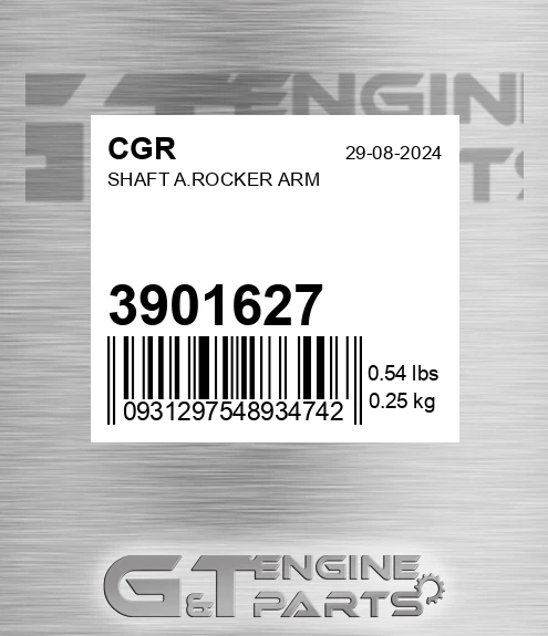 3901627 Shaft A.rocker Arm