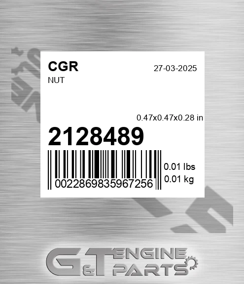 2128489 CGR Nut