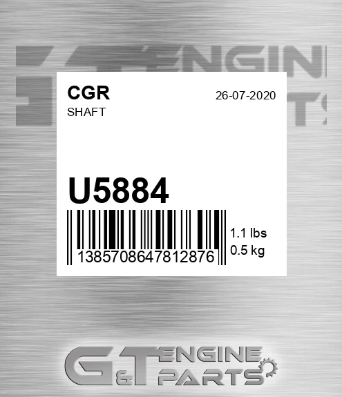 U5884 Shaft