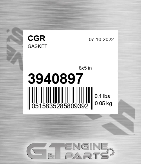 3940897 Gasket