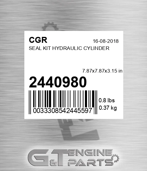 2440980 CGR Seal Kit Hydraulic Cylinder