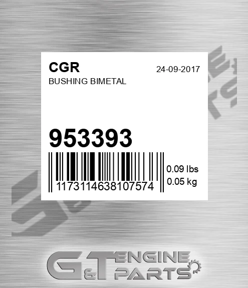 953393 CGR Bushing Bimetal