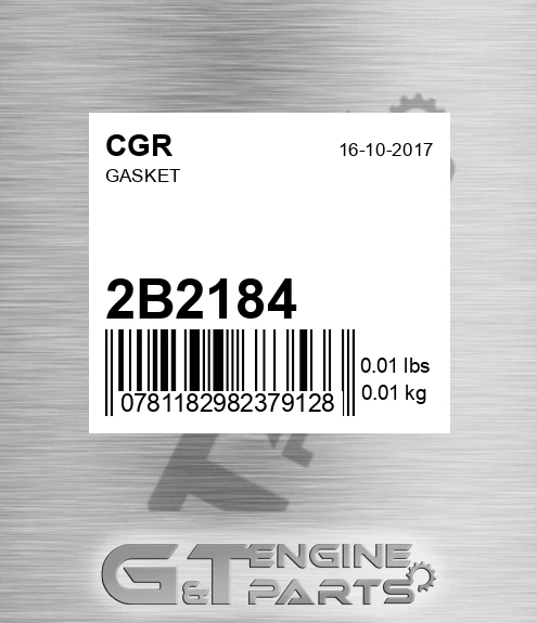 2B2184 CGR Gasket