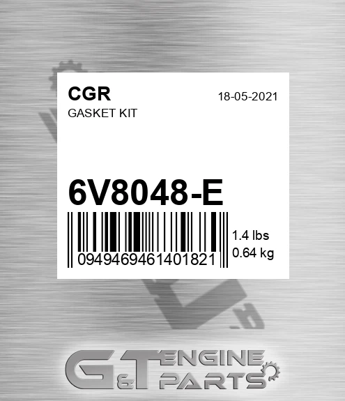 6V8048-E Gasket Kit