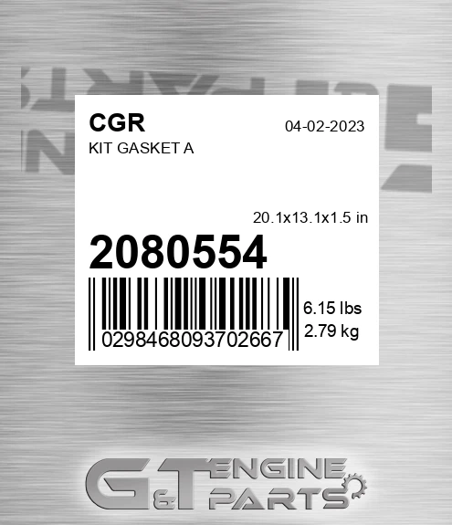 2080554 Kit Gasket A