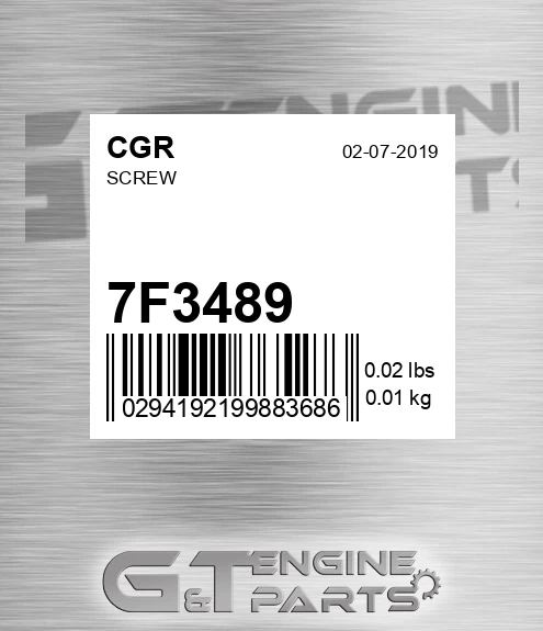 7F3489 Screw