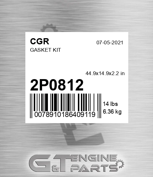 2P0812 Gasket Kit