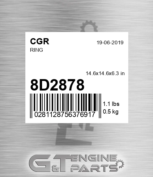 8D2878 CGR Ring