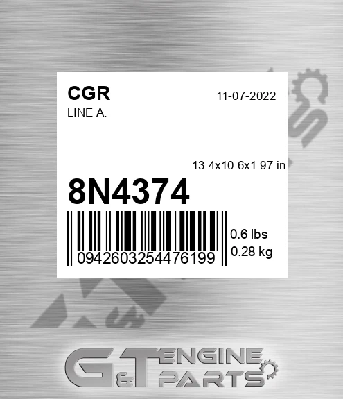 8N4374 CGR Line A.
