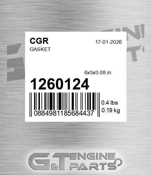 1260124 Gasket