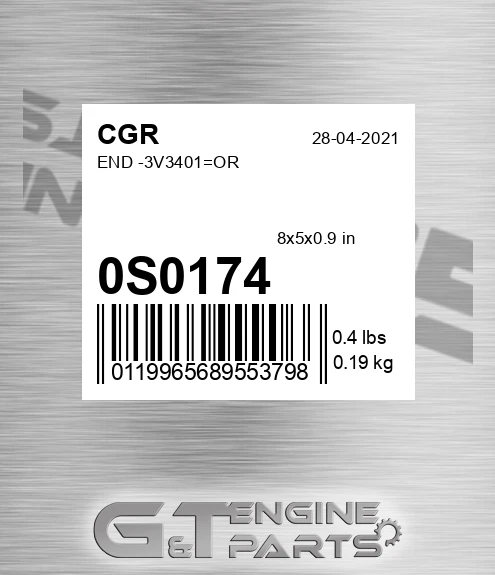 0S0174 CGR End -3v3401=or