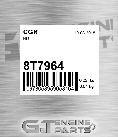 8T7964 CGR Nut