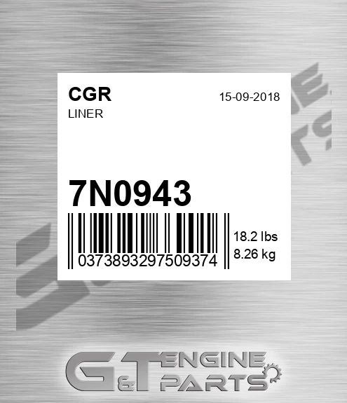 7N0943 Liner for CGR