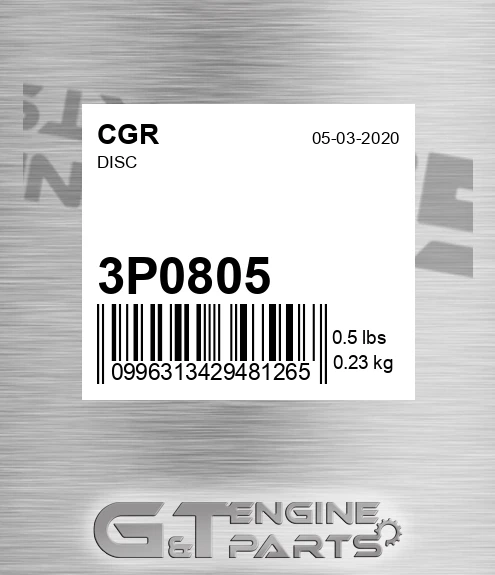 3P0805 CGR Disc