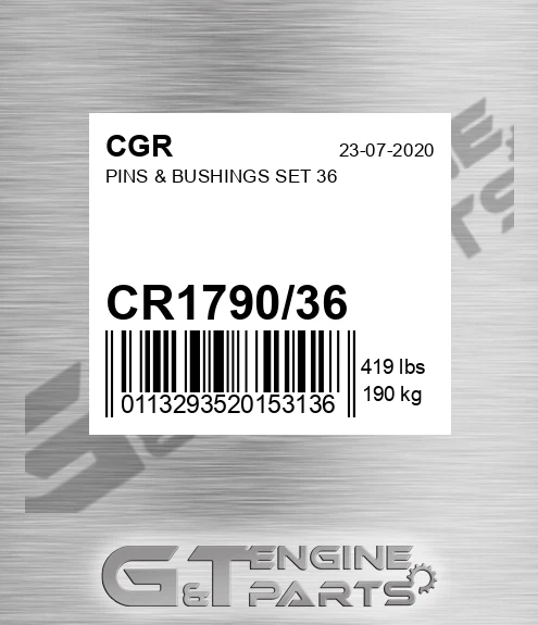 CR1790/36 Pins & Bushings Set 36 for CGR
