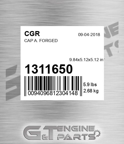 1311650 CGR Cap A. Forged