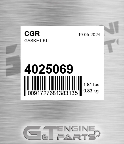 4025069 Gasket Kit