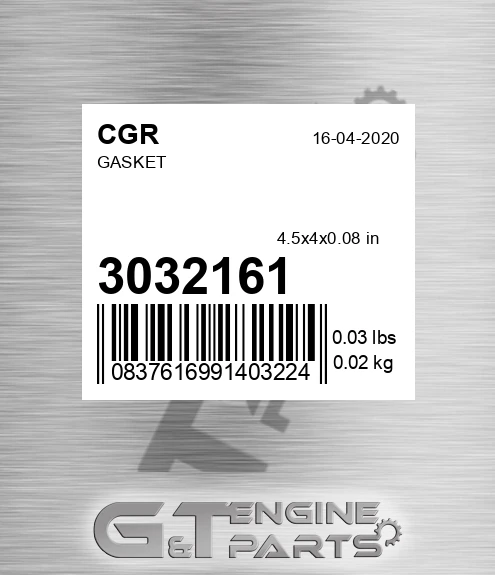 3032161 CGR Gasket