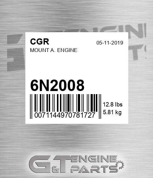6N2008 Mount A. Engine