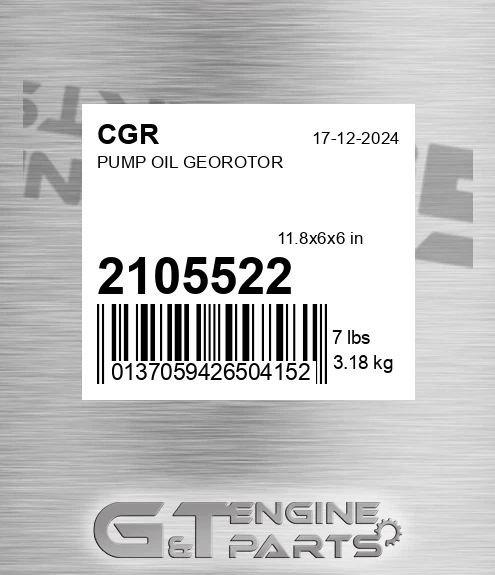 2105522 Pump Oil Georotor