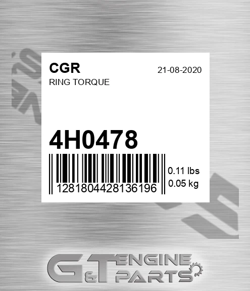 4H0478 CGR Ring Torque