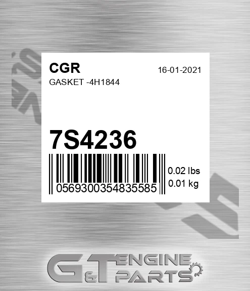 7S4236 CGR Gasket -4h1844