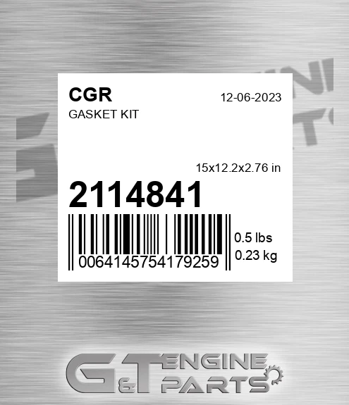 2114841 CGR Gasket Kit