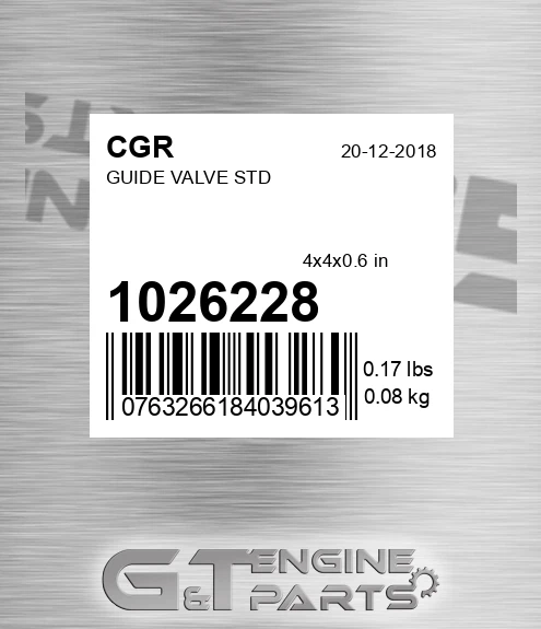 1026228 Guide Valve Std for CGR