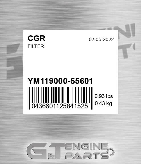 YM119000-55601 Filter